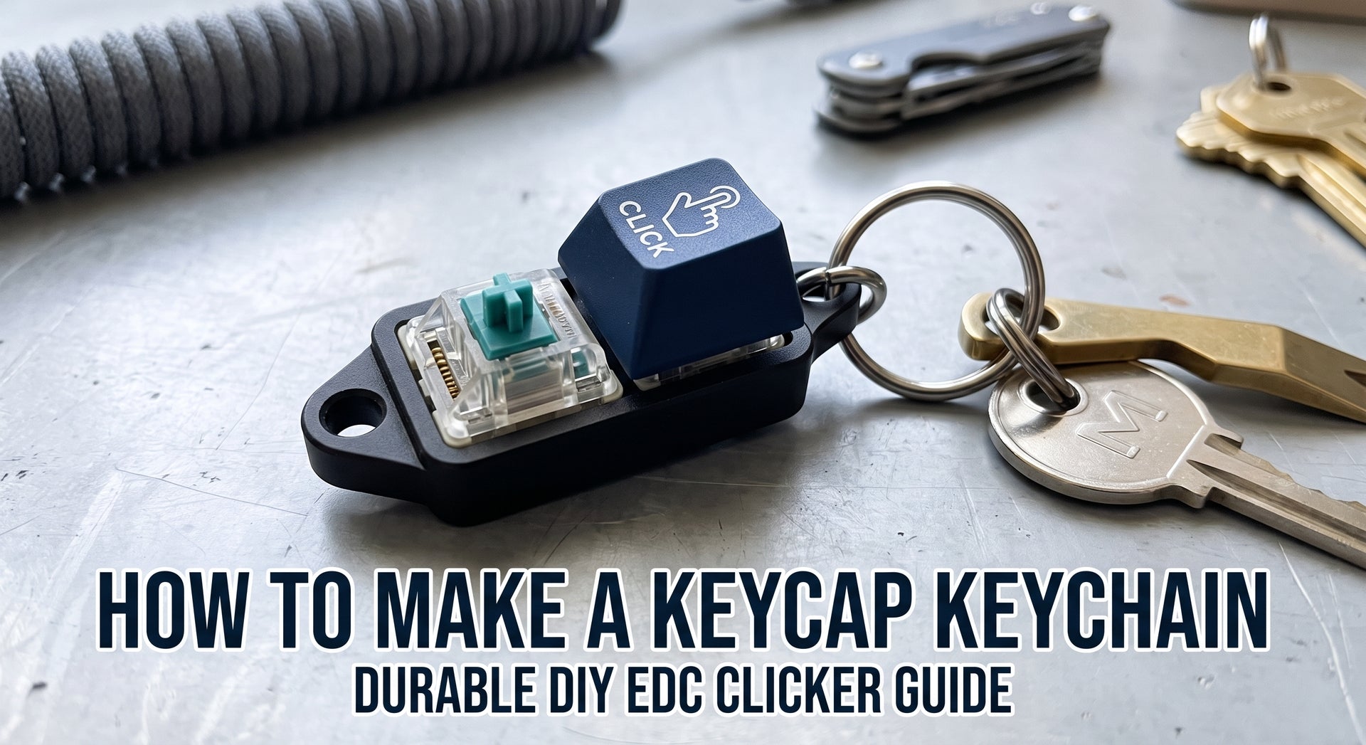 How to Make a Keycap Keychain: Step-by-Step DIY EDC Guide