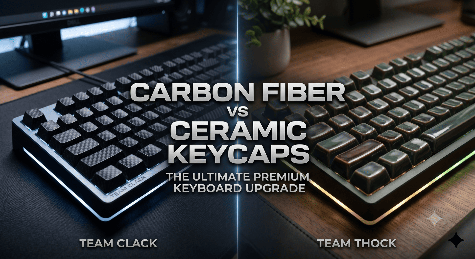 Carbon Fiber Keycaps vs. Ceramic Keycaps: The Ultimate Premium Mechanical Keyboard Upgrade