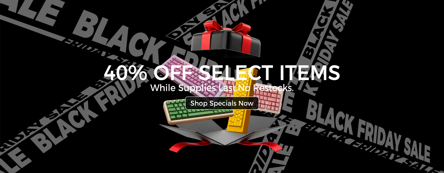 Cerakey Discount Code - Up to 40% Off Ceramic Keycaps Black Friday Sale