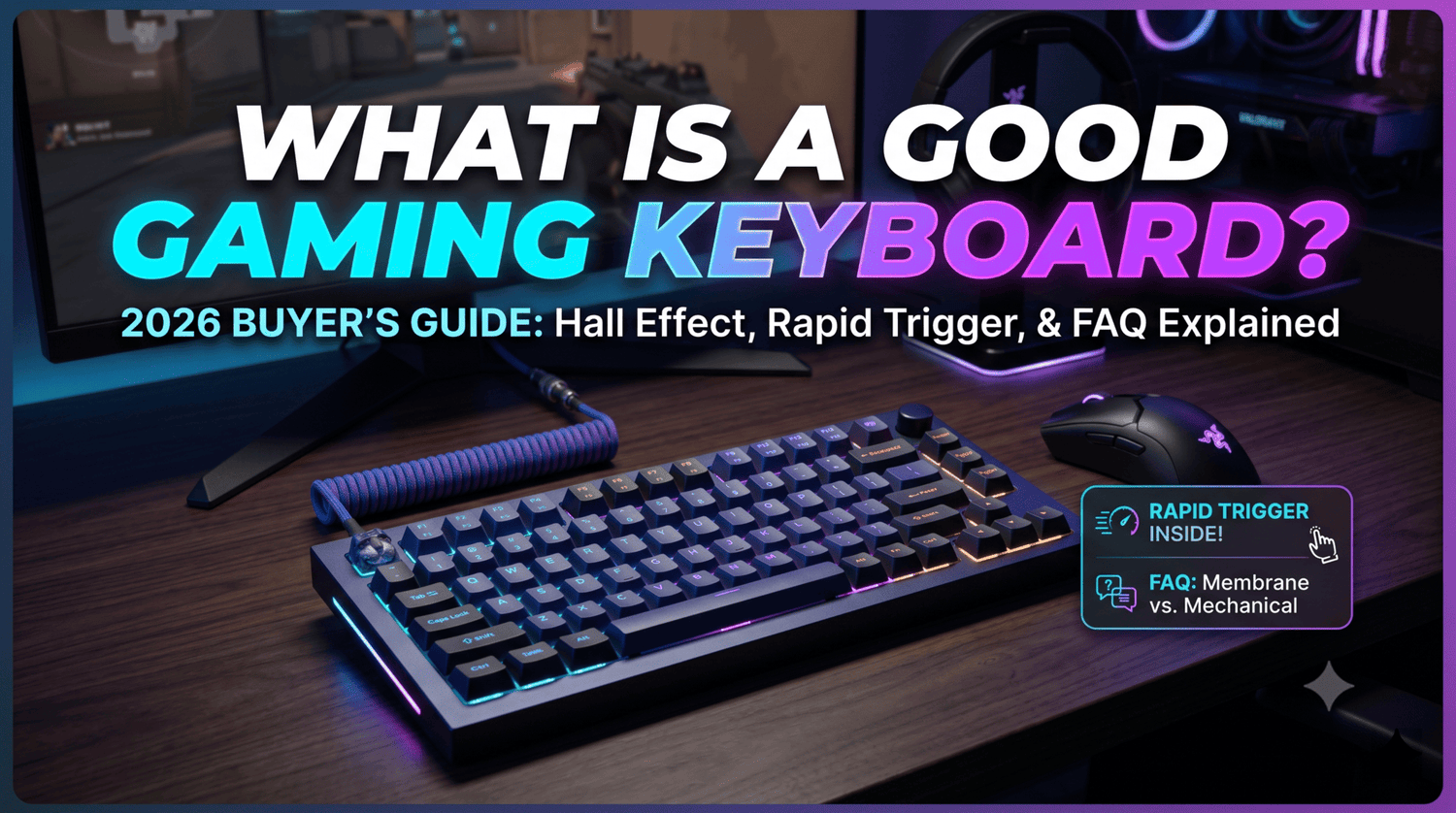 What Makes a Gaming Keyboard Good in 2026? (Switches, Keycaps & Latency Guide)