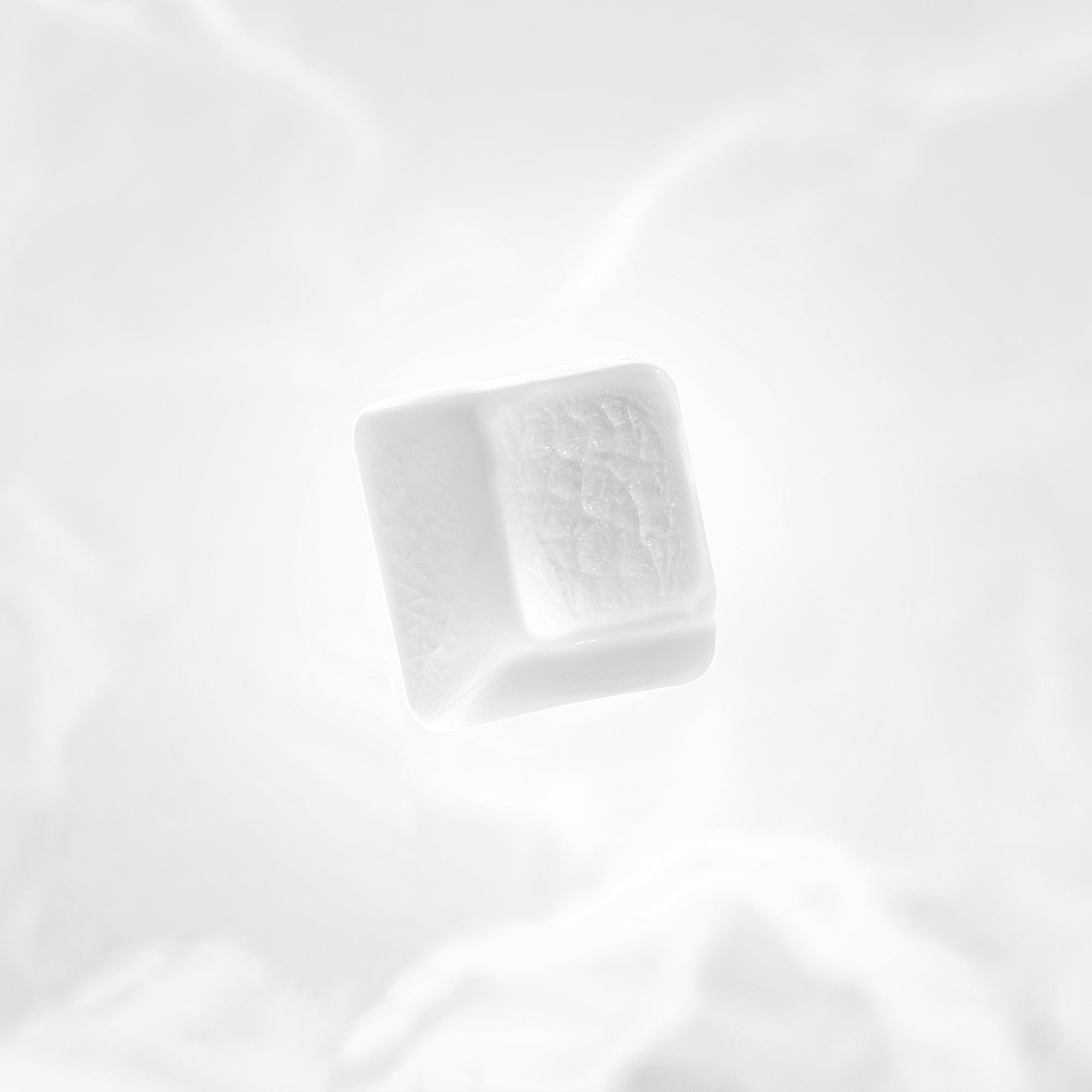 ชุดปุ่มคีย์บอร์ดเซรามิกเต็มชุด V2-ขาวแตกละเอียด