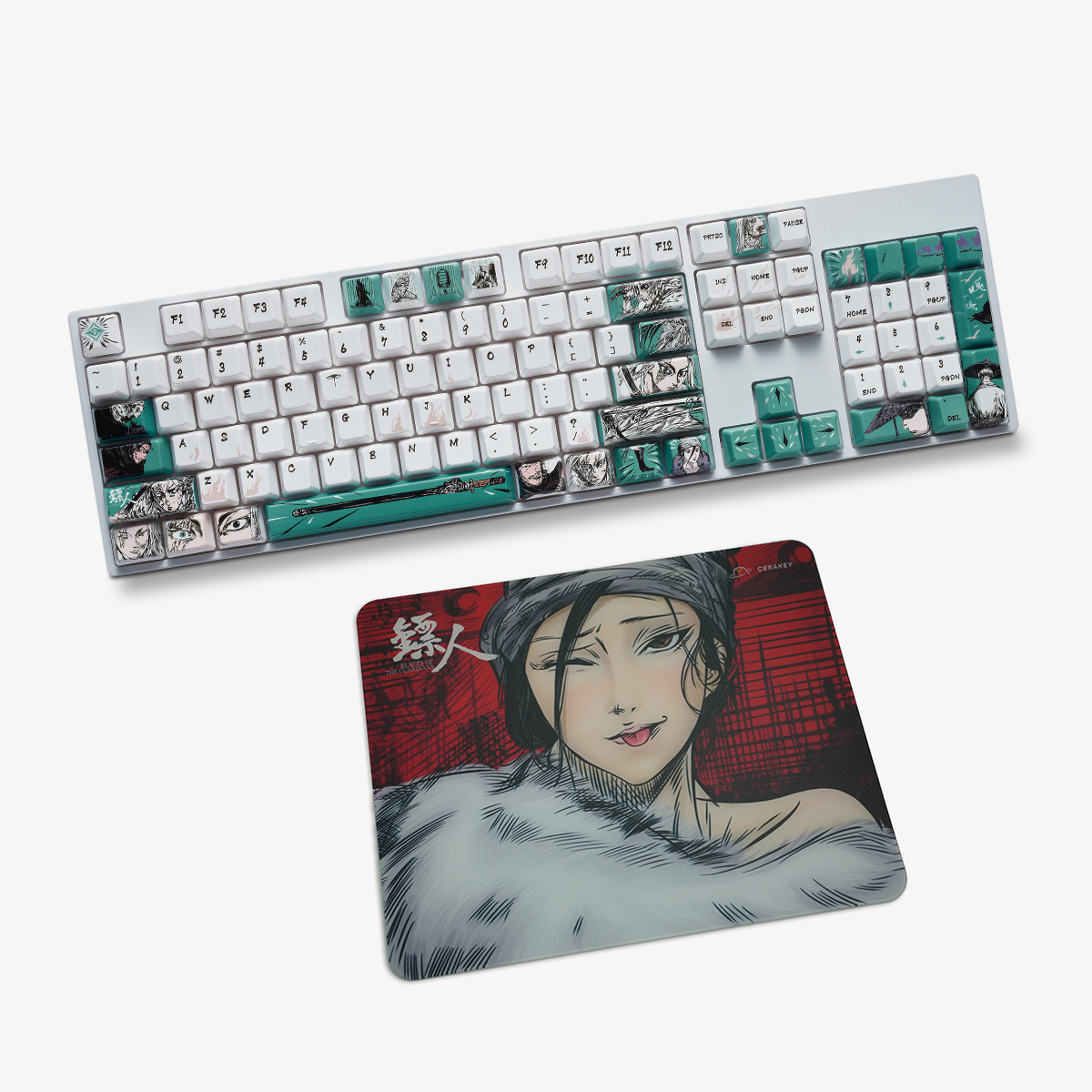 Blades of the Guardians Ceramic Keycap & Glass Mousepad Bundle