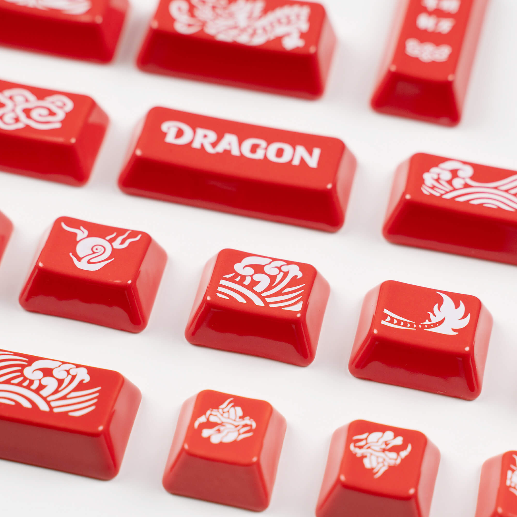 Dragon Novelty Ceramic Keycap Set