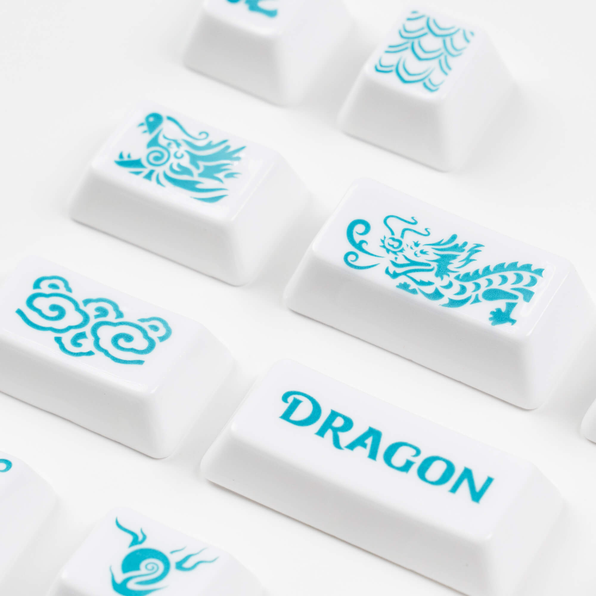Dragon Novelty Ceramic Keycap Set