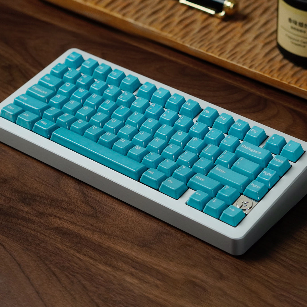 ชุดปุ่มคีย์บอร์ดเซรามิกเต็มชุด V2-น้ำเงินคลอง