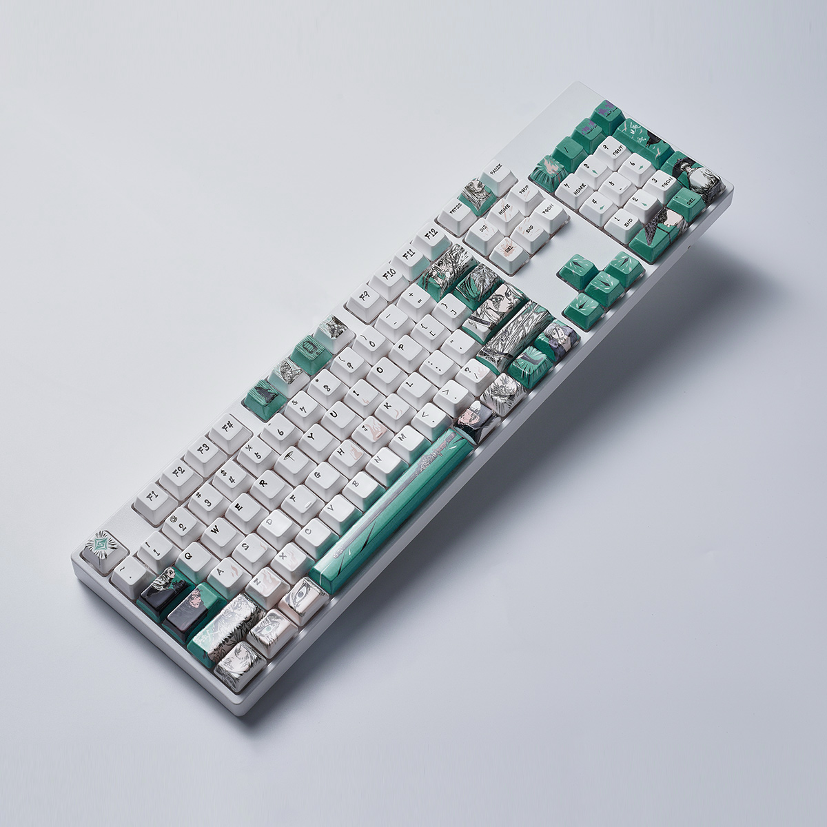 Bộ Keycap Gốm Hai Tông Màu V2