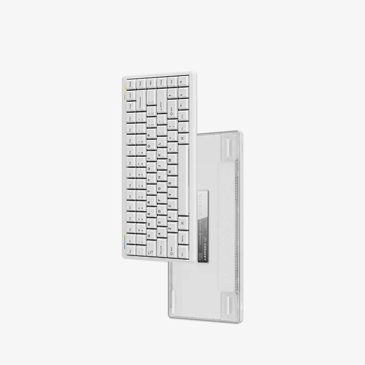 Teclado Low-Profile ZEN75 com Keycaps de Cerâmica