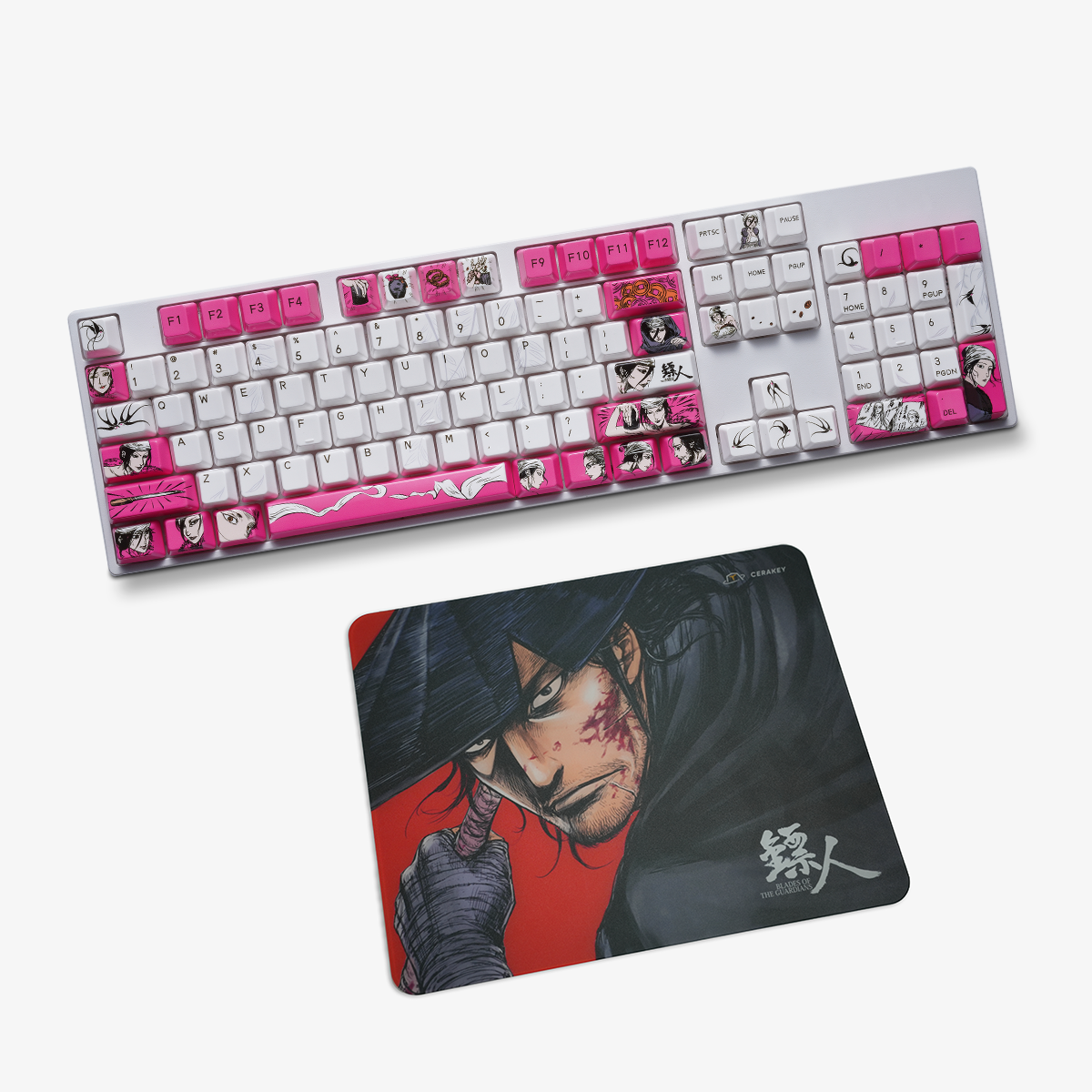 Blades of the Guardians Ceramic Keycap & Glass Mousepad Bundle