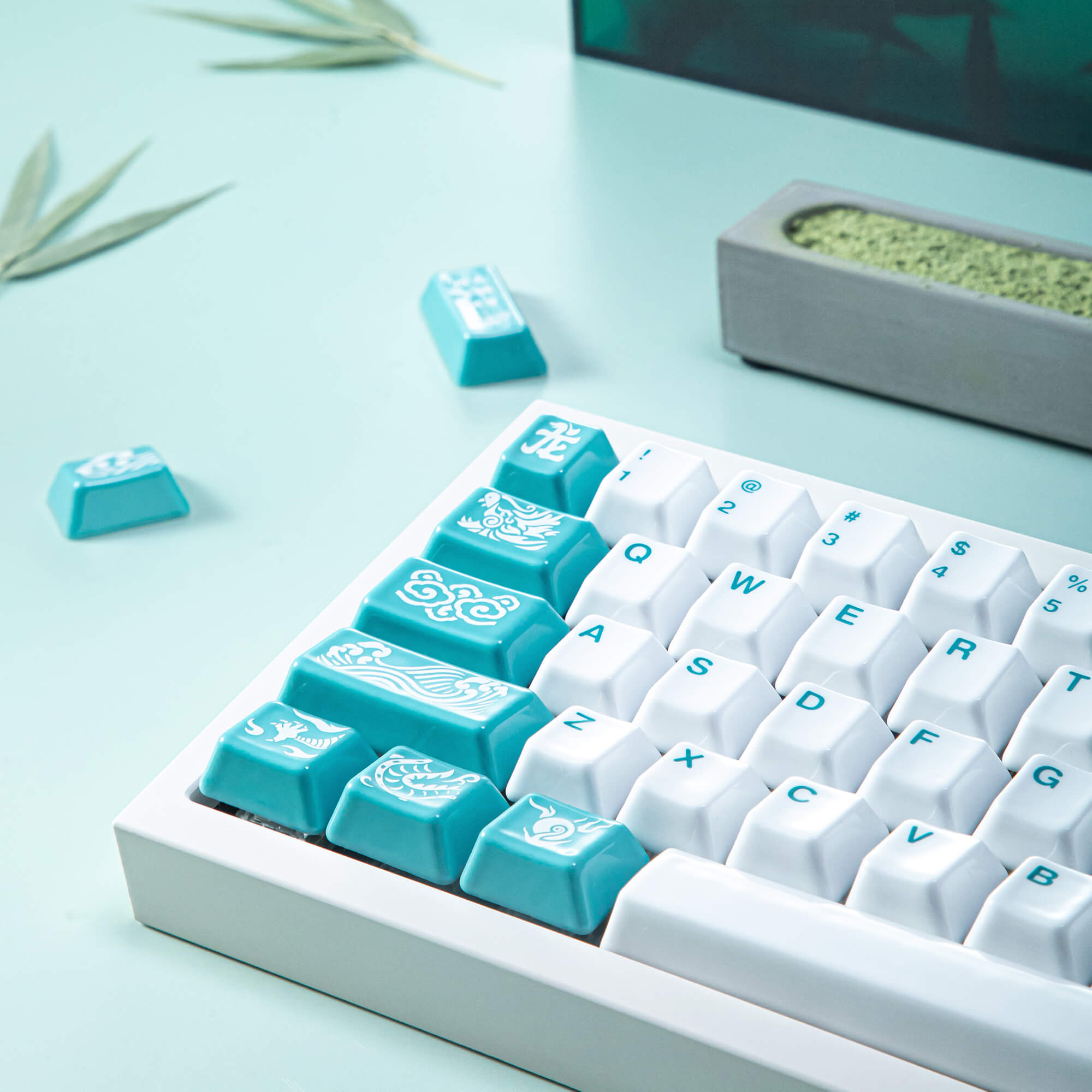 Dragon Novelty Ceramic Keycap Set