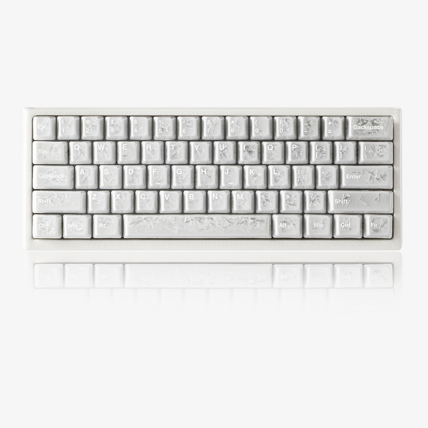 Ceramic Keycap Full Set V2-White Ice Crystal