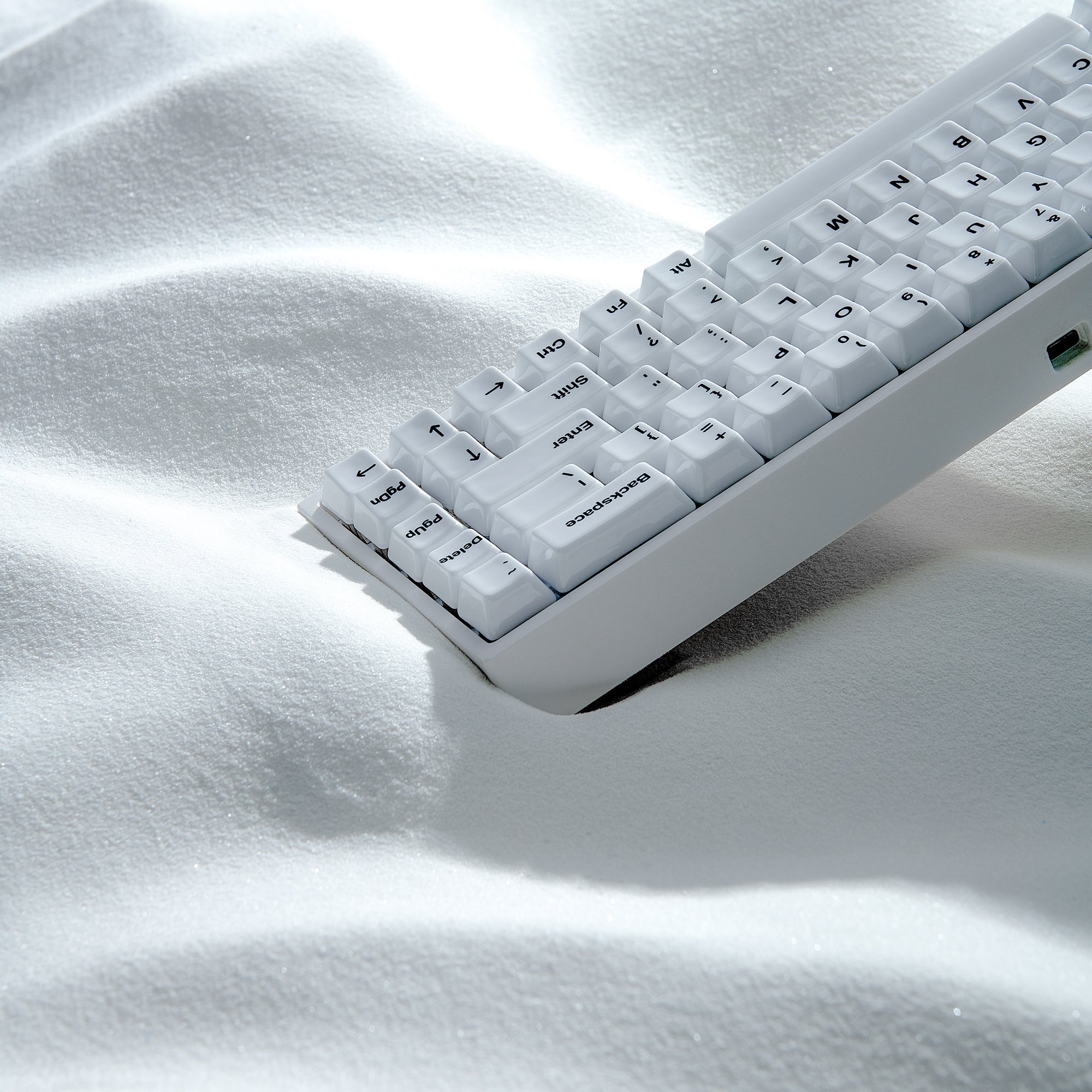 Ceramic Keycap Full Set V2-White
