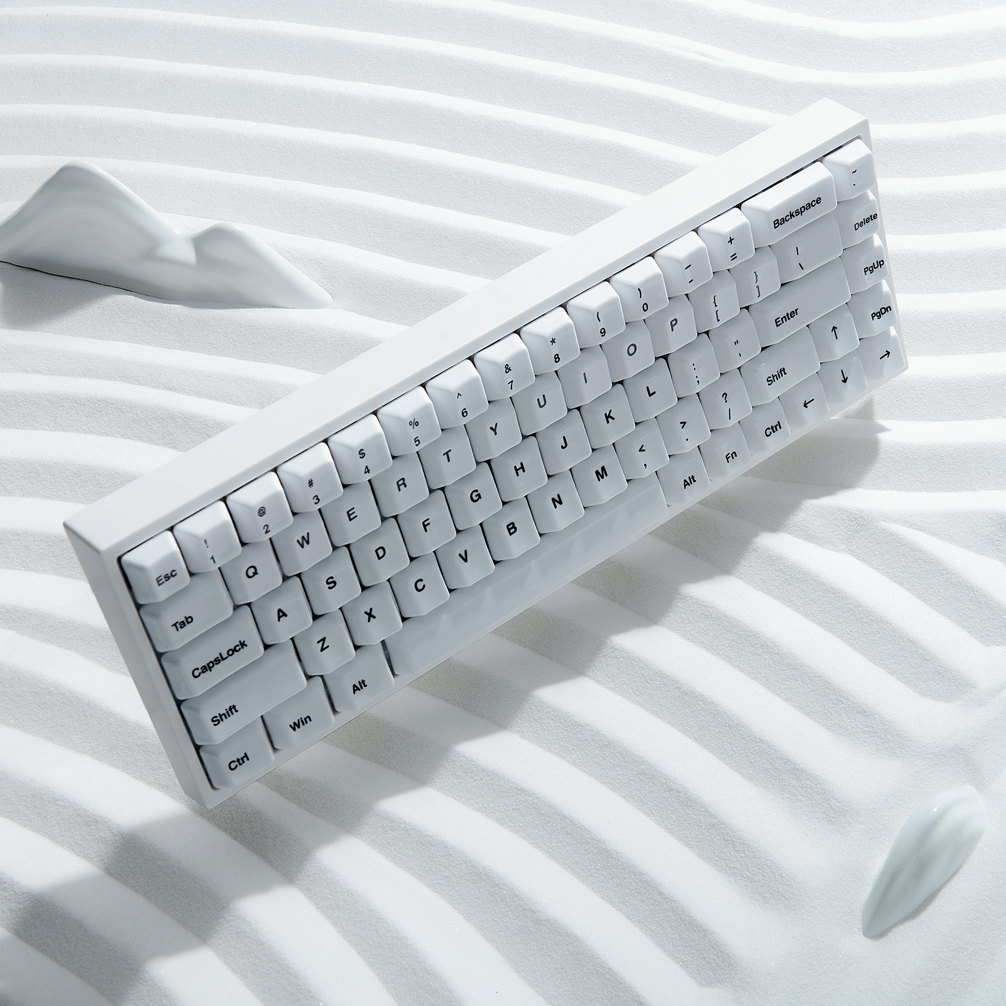 Ceramic Keycap Full Set V2-White