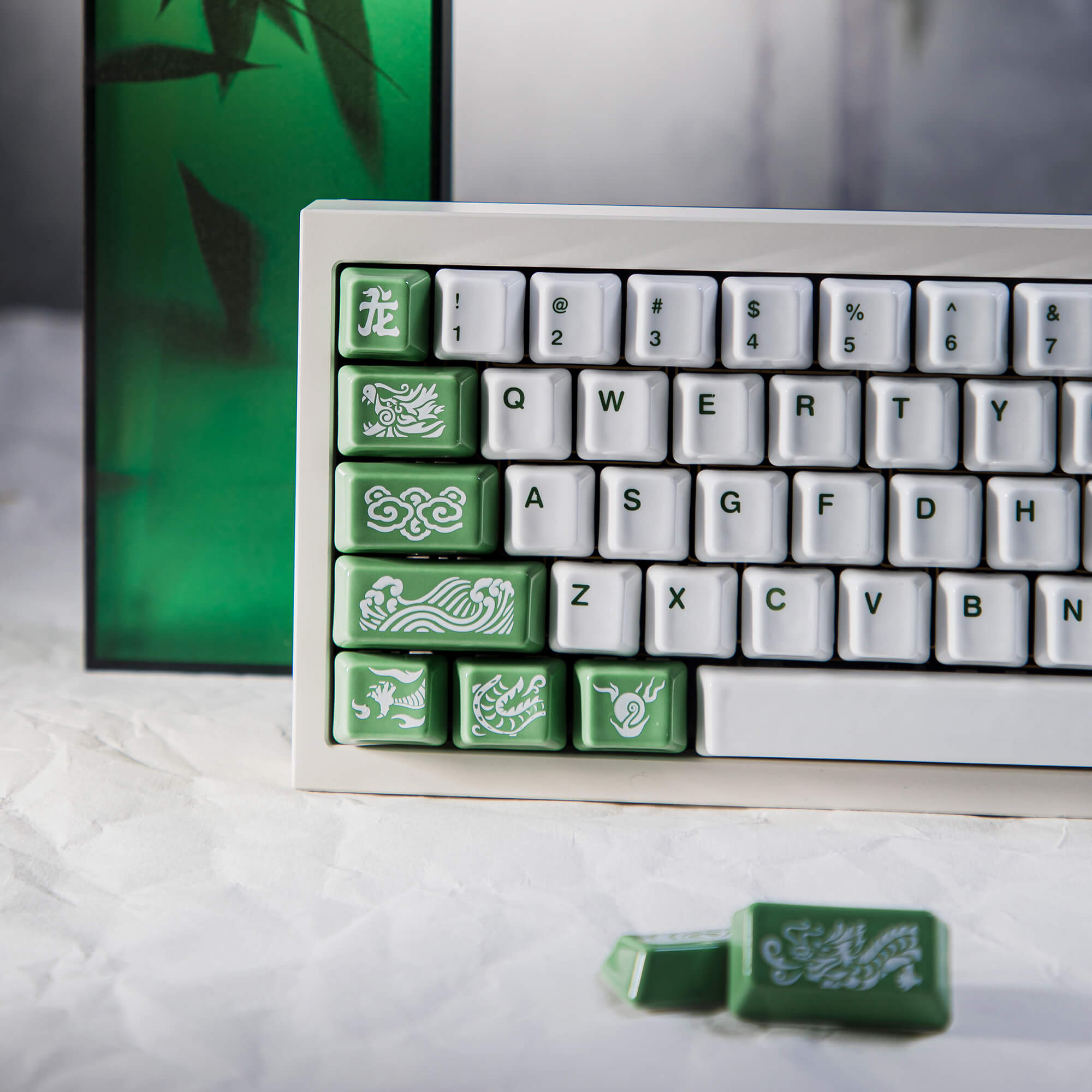 Dragon Novelty Ceramic Keycap Set