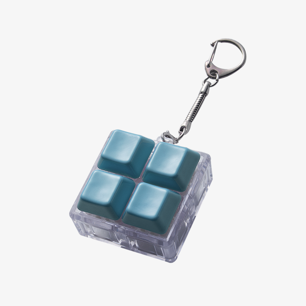 Keychain with Ceramic Keycaps
