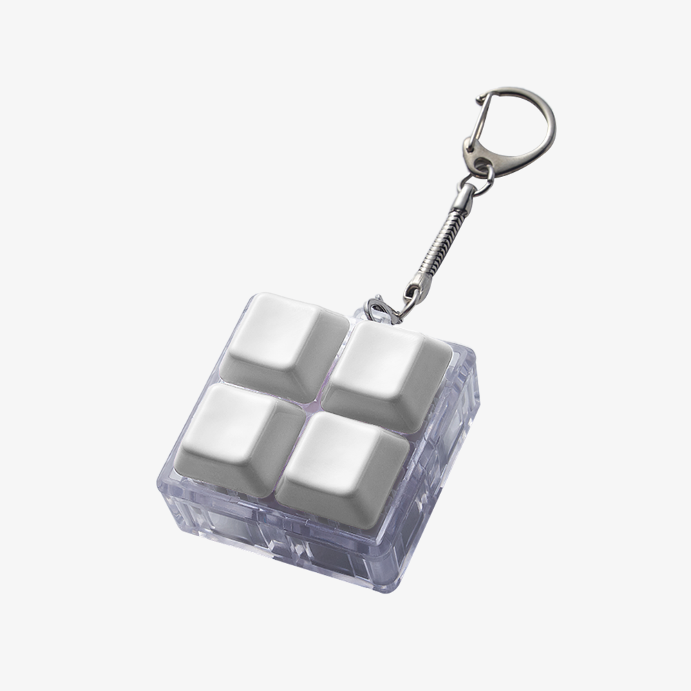 Keychain with Ceramic Keycaps