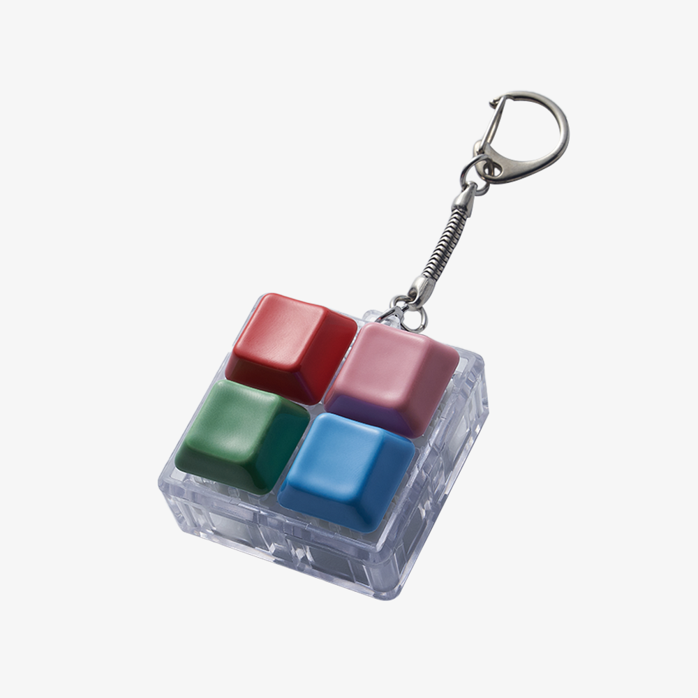 Keychain with Ceramic Keycaps