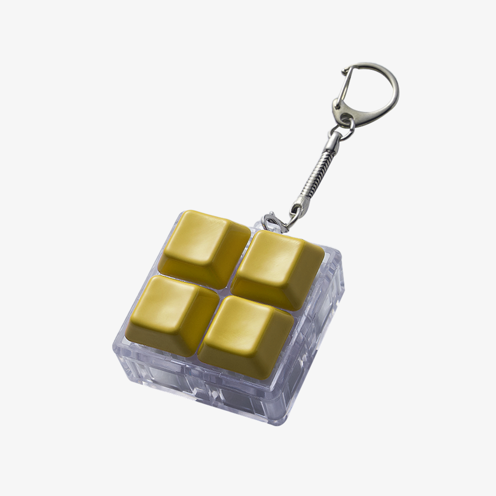 Keychain with Ceramic Keycaps