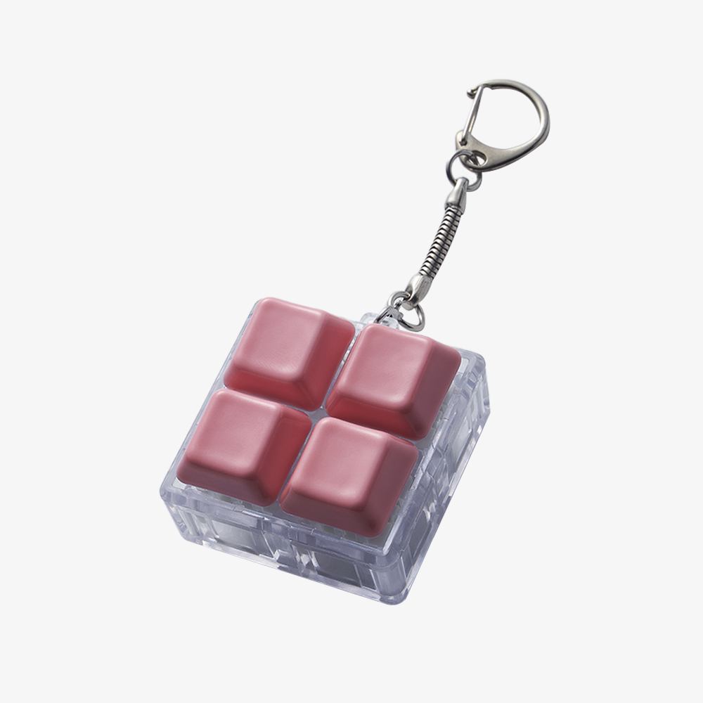 Keychain with Ceramic Keycaps