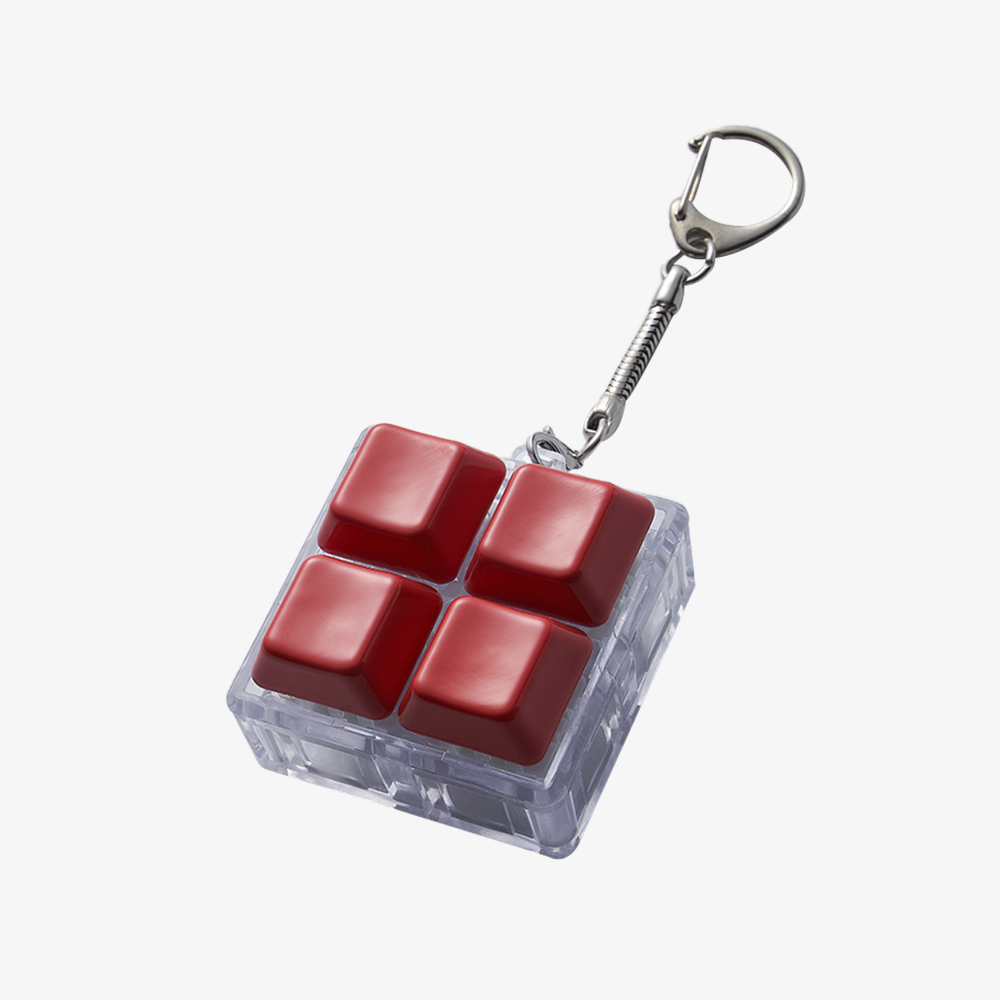 Keychain with Ceramic Keycaps