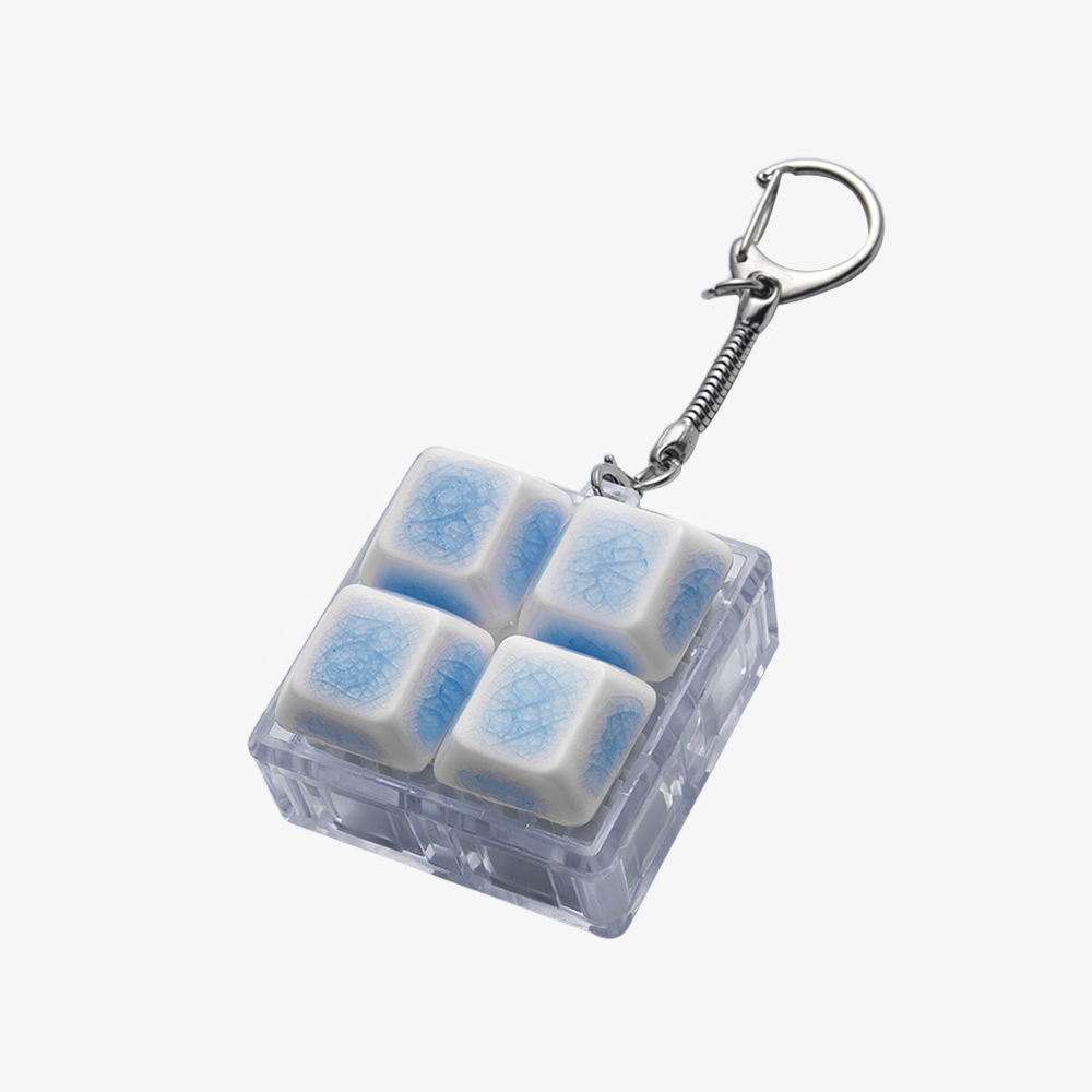 Keychain with Ceramic Keycaps
