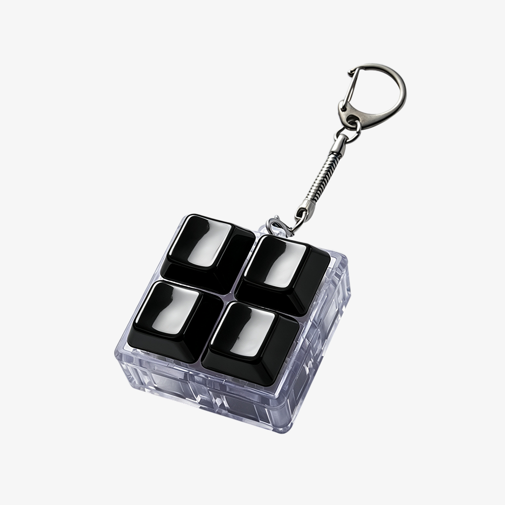 Keychain with Ceramic Keycaps