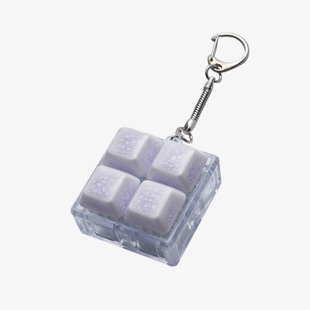 Keychain with Ceramic Keycaps