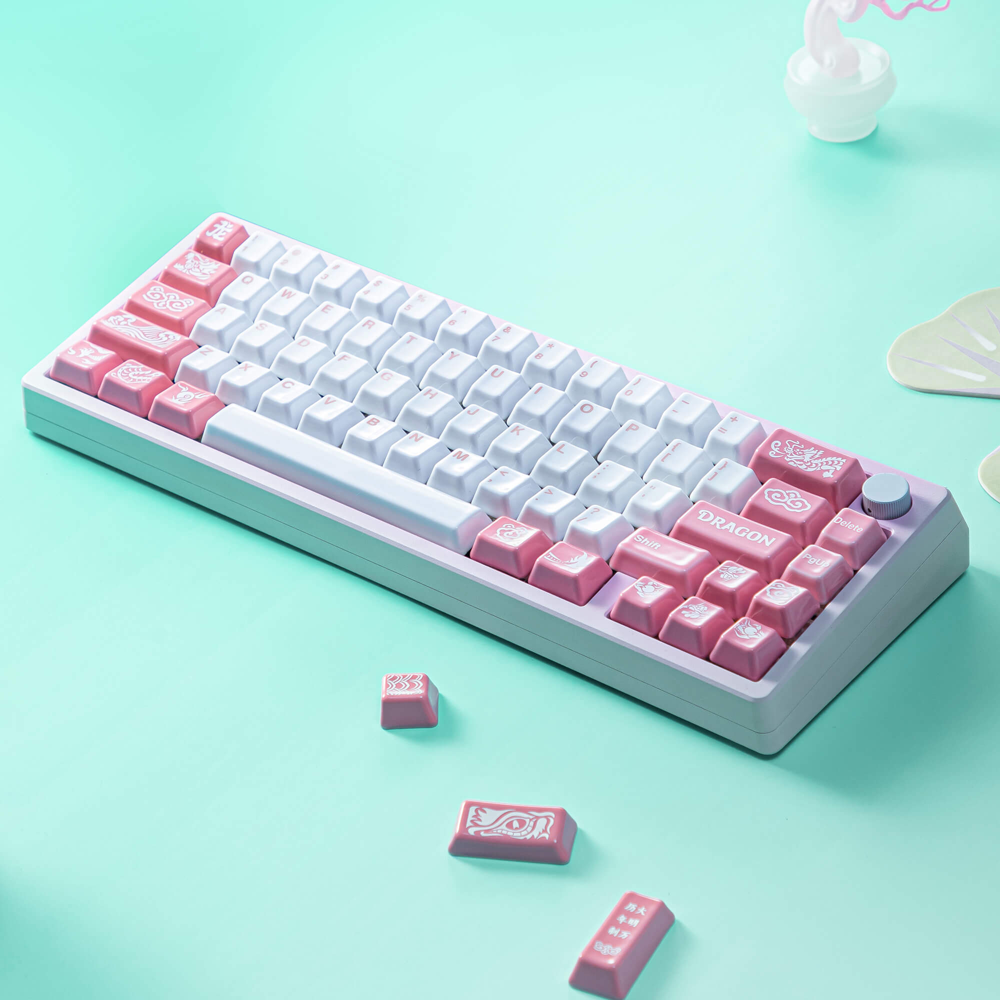 Dragon Novelty Ceramic Keycap Set