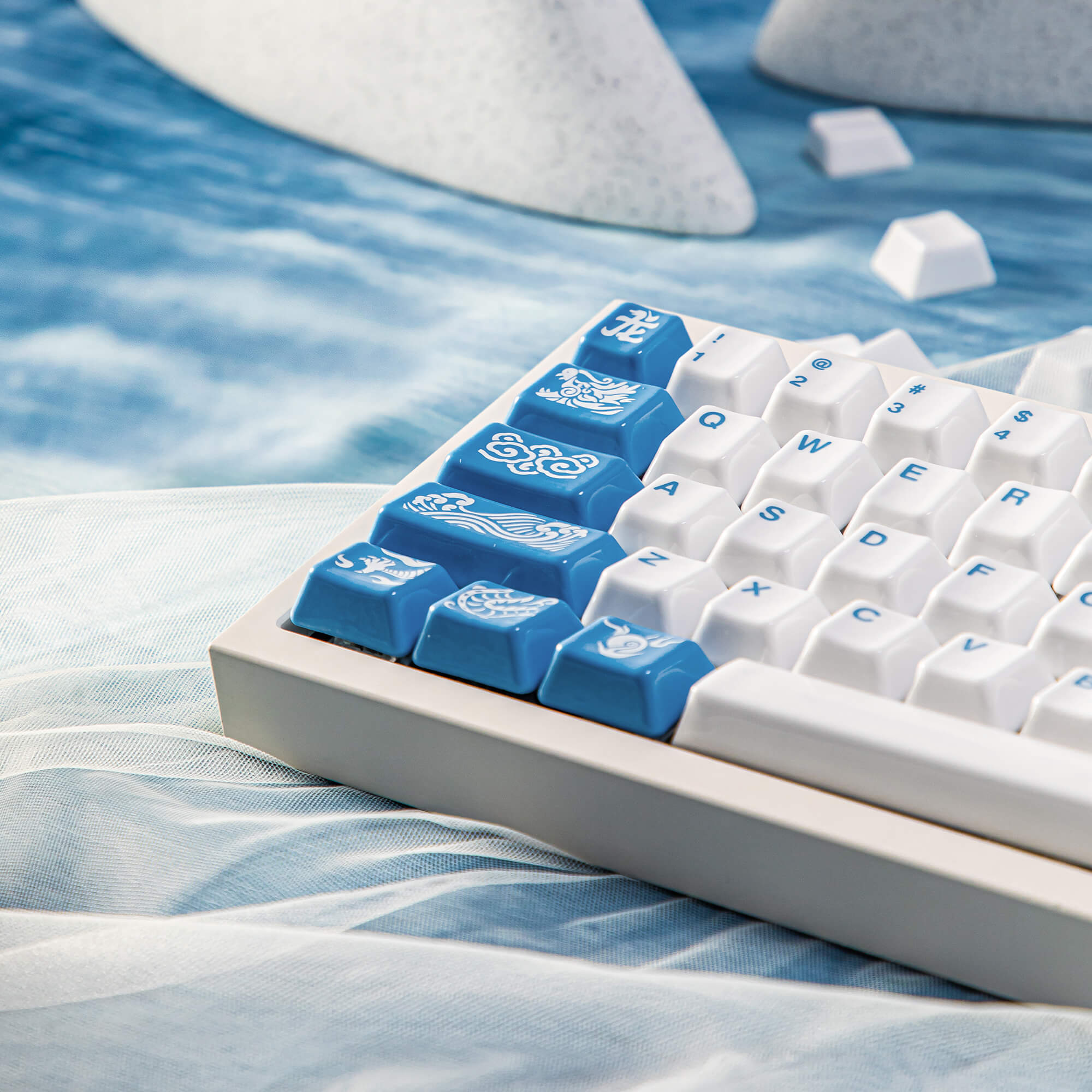 Dragon Novelty Ceramic Keycap Set