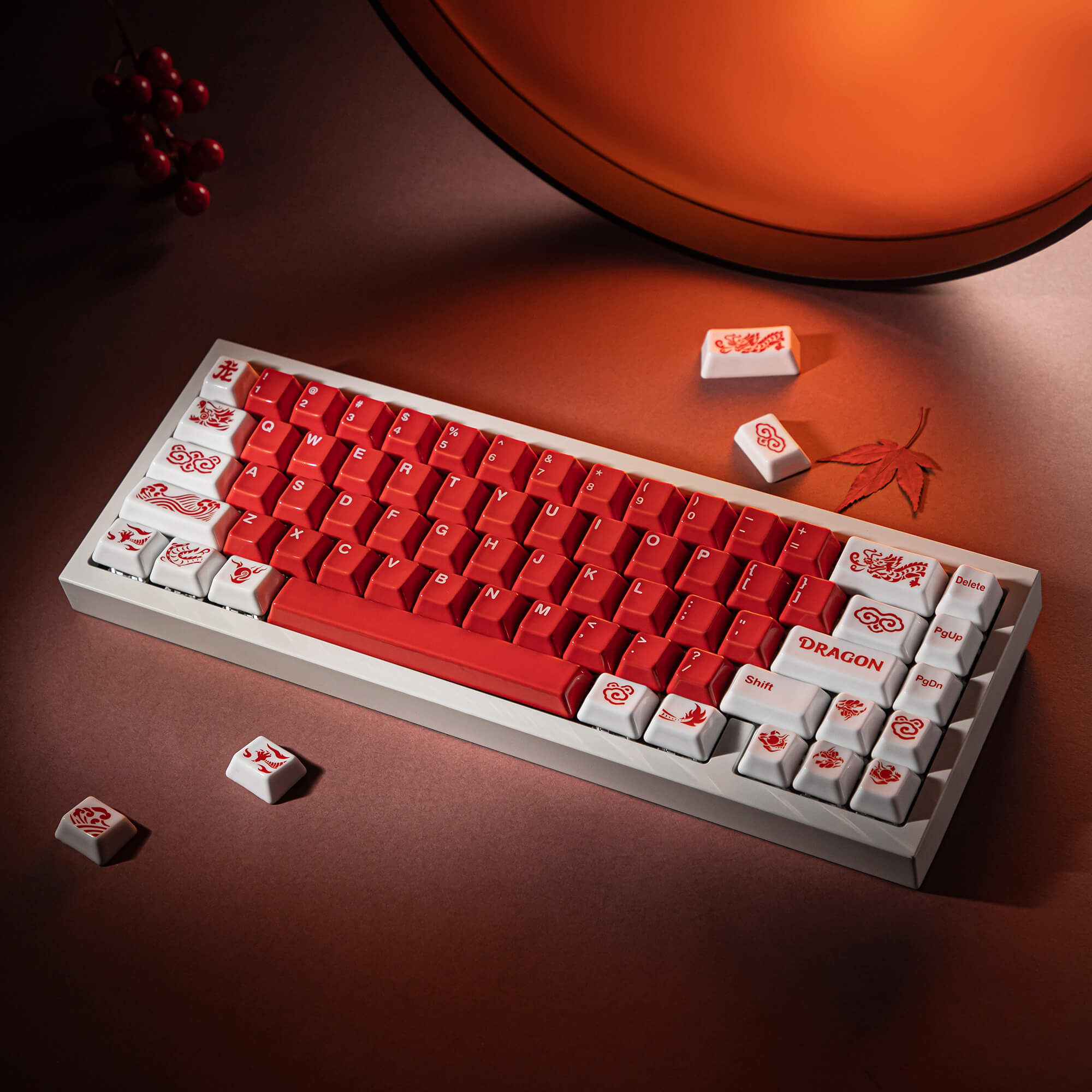 Dragon Novelty Ceramic Keycap Set