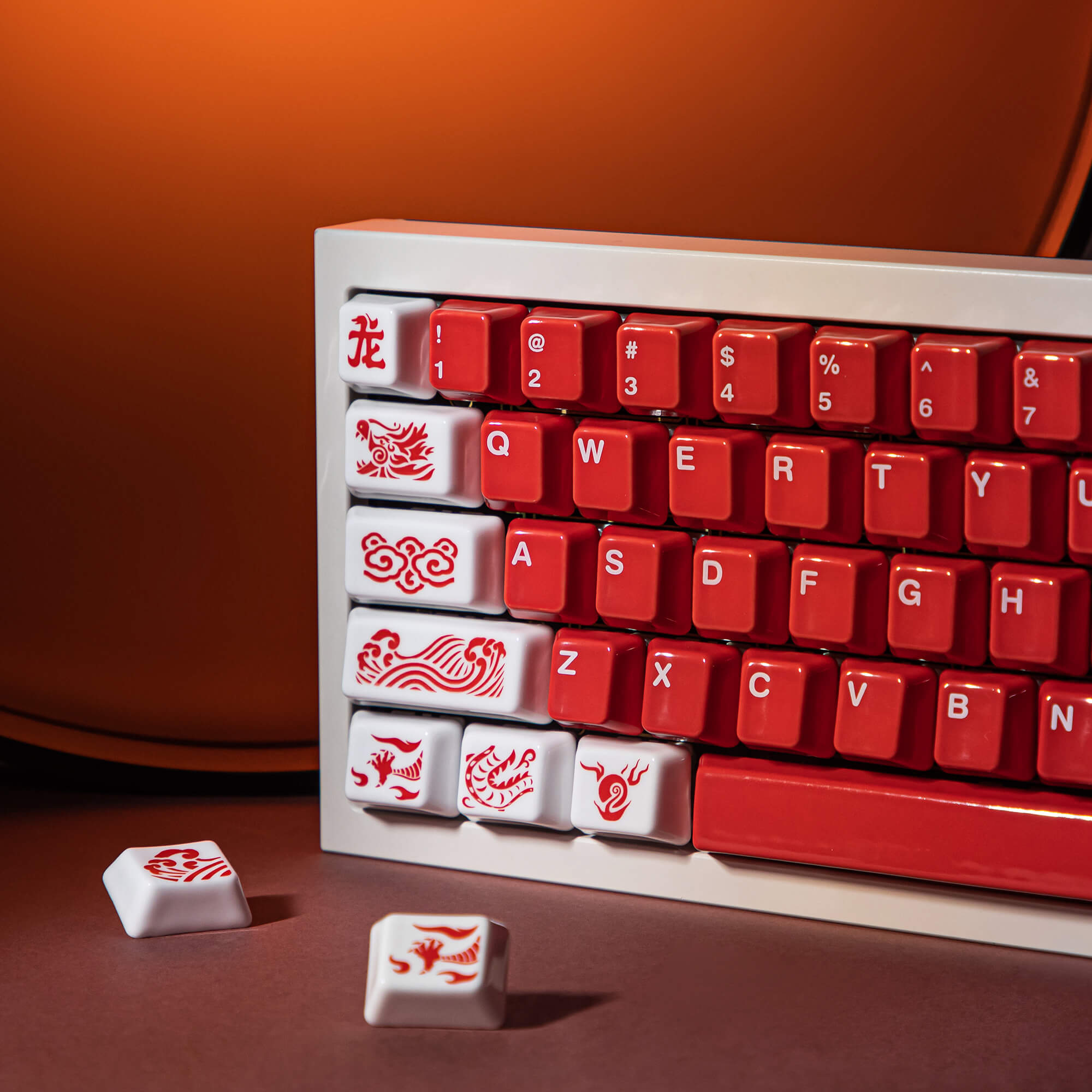 Dragon Novelty Ceramic Keycap Set
