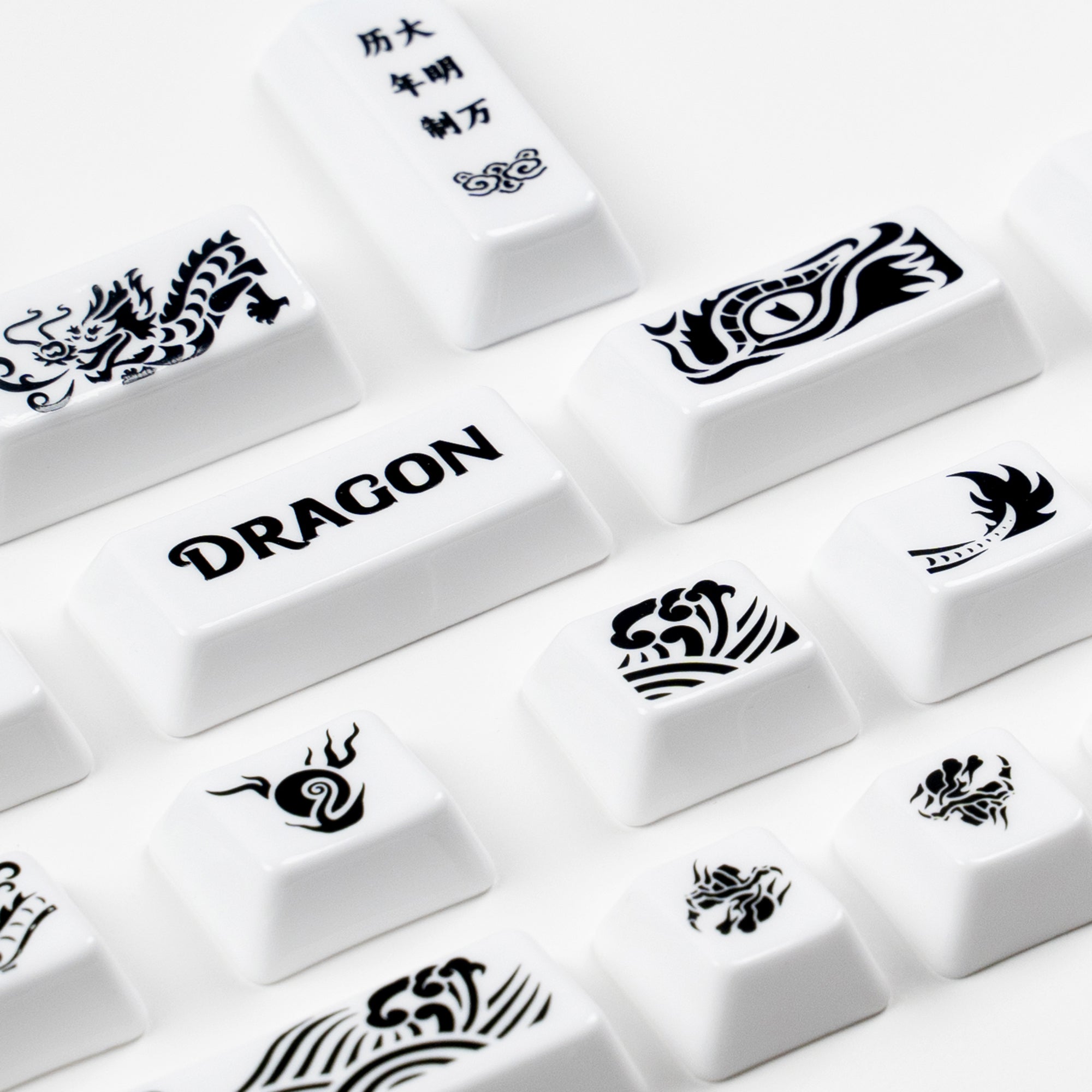 Dragon Novelty Ceramic Keycap Set
