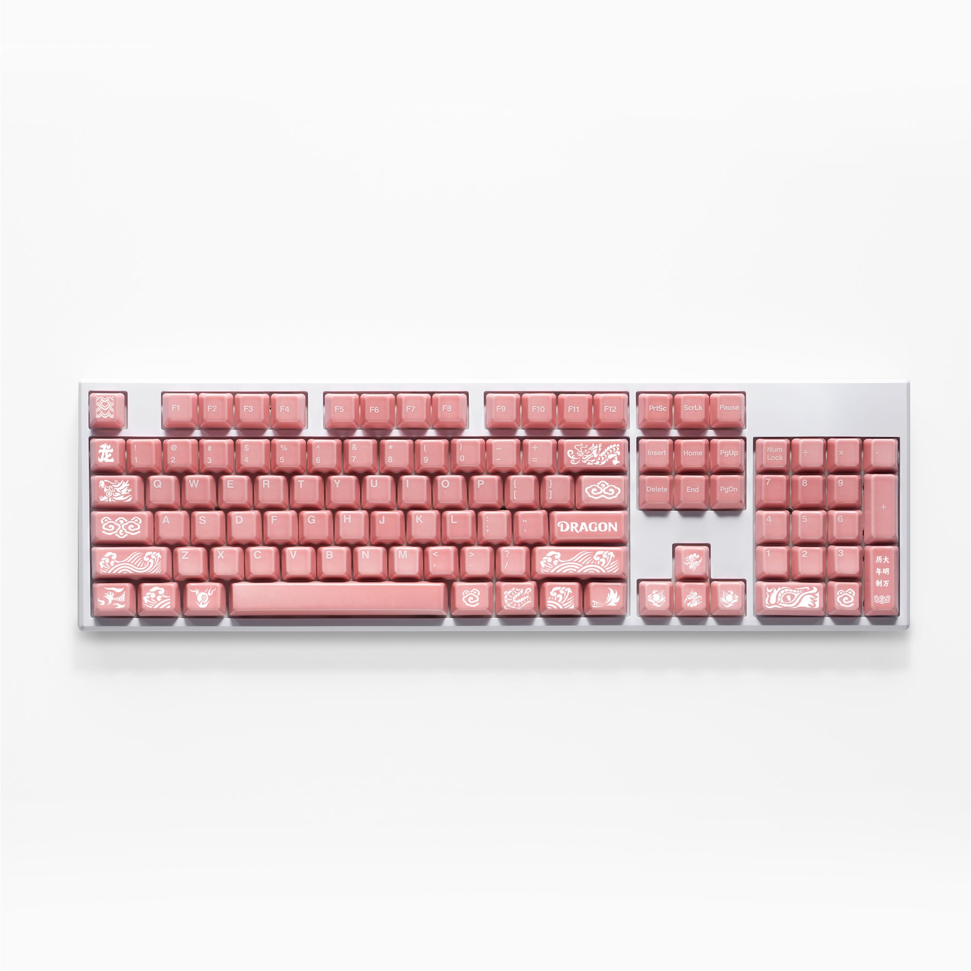 Conjunto de Keycaps de Cerâmica Dragon Novelty