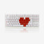 Heart of Love Ceramic Keycap Set