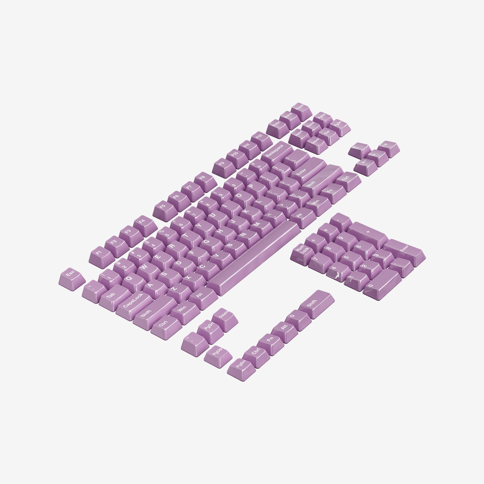 Ceramic Keycap Full Set V2-Purple