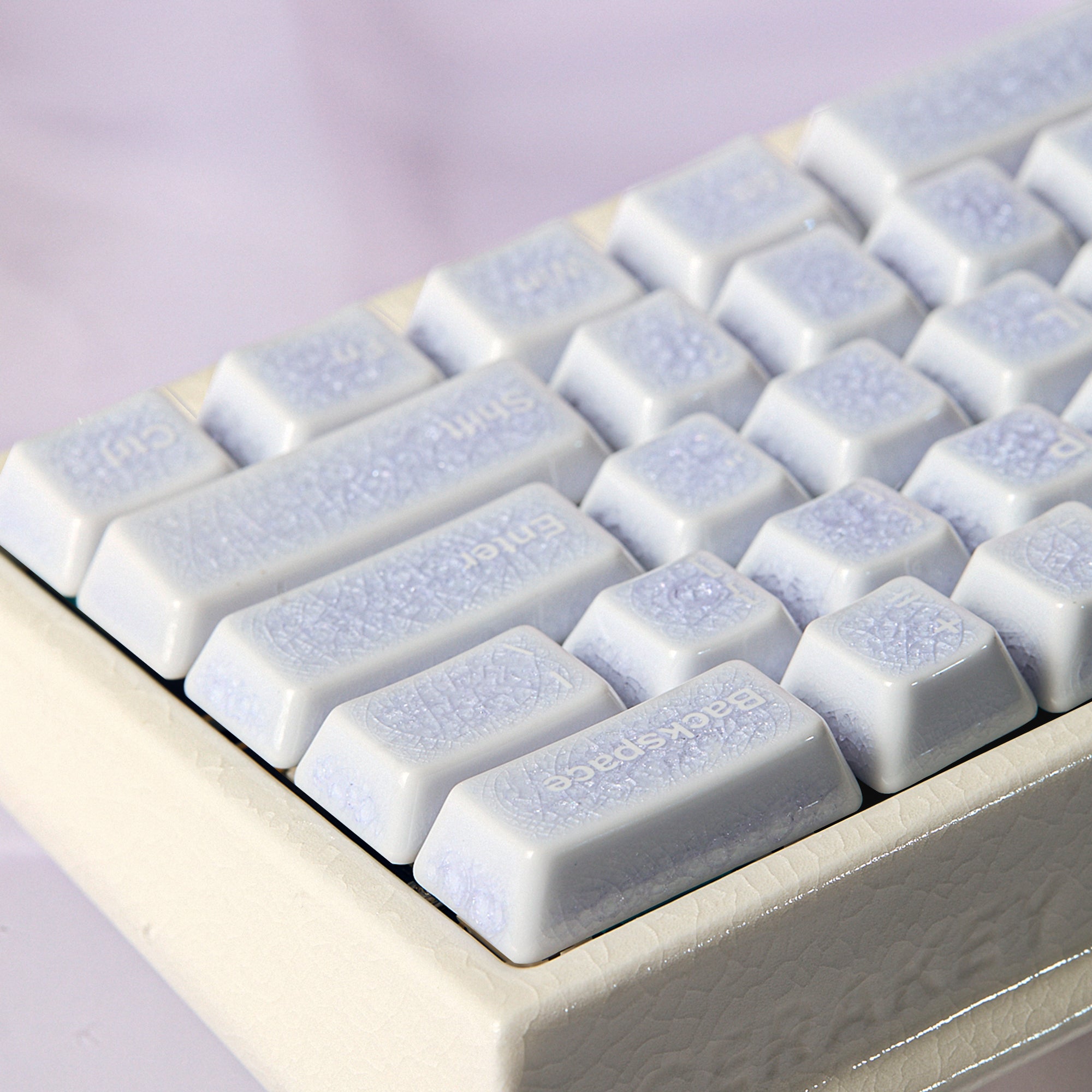 Ceramic Keycap Full Set V2-Purple Crazed