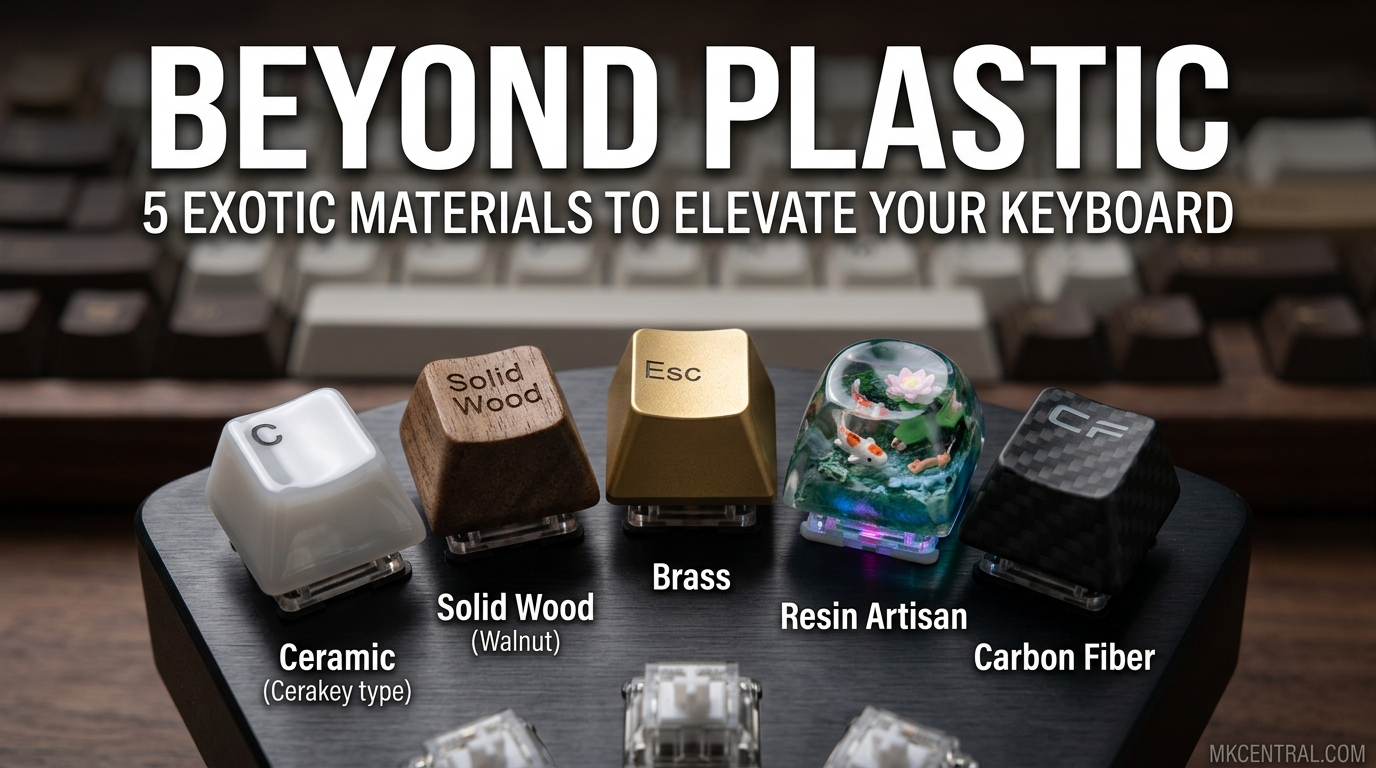 Beyond Plastic: 5 Exotic Materials to Elevate Your Mechanical Keyboard