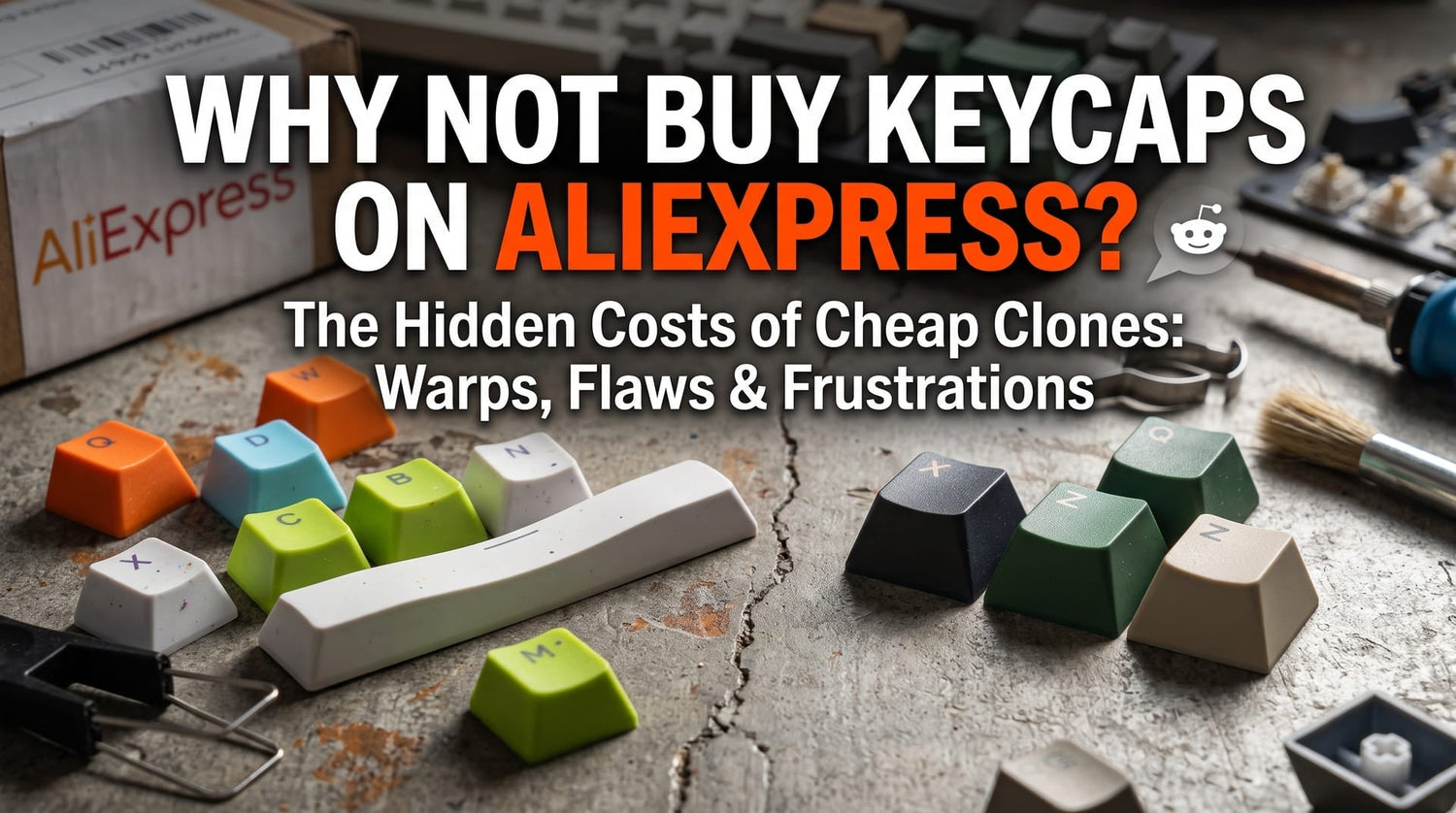 Why Not Buy Keycaps on AliExpress? (The Hidden Cost of Budget Sets)