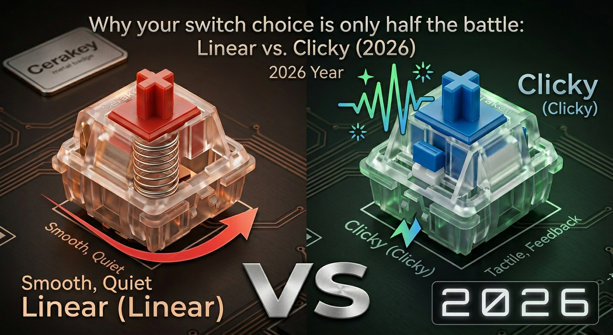 Clicky J Why Your Switch Choice is Only Half the Battle: Linear vs. Clicky in 2