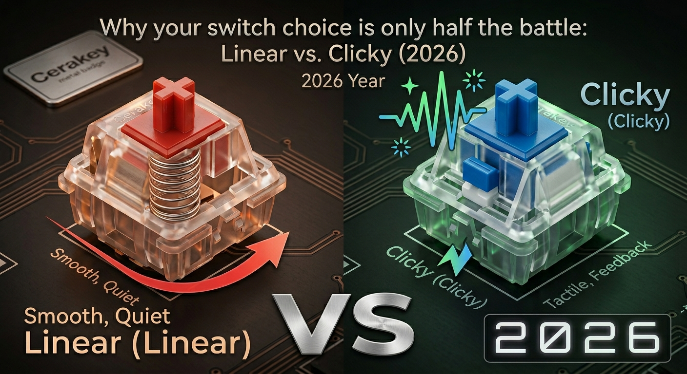 Why Your Switch Choice is Only Half the Battle: Linear vs. Clicky in 2026