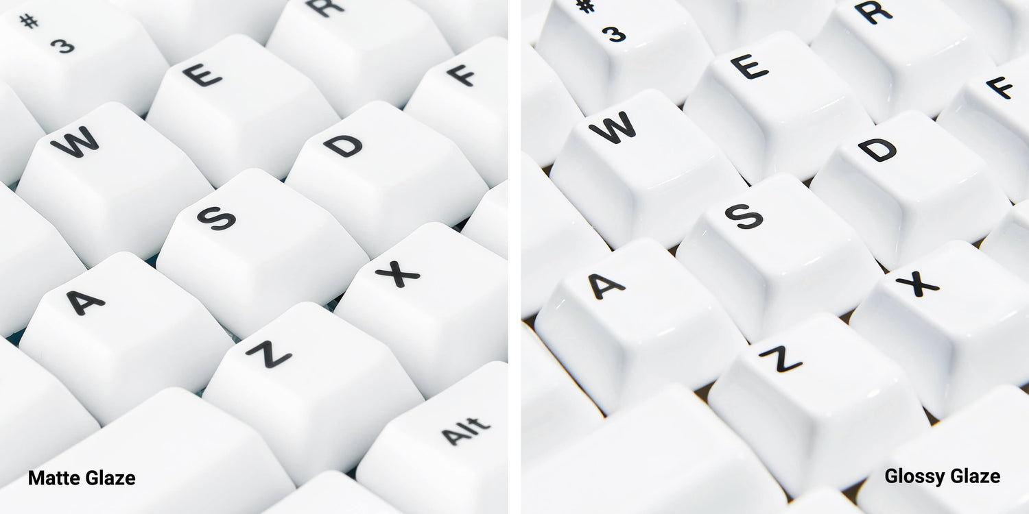 matte keycaps vs smooth keycaps