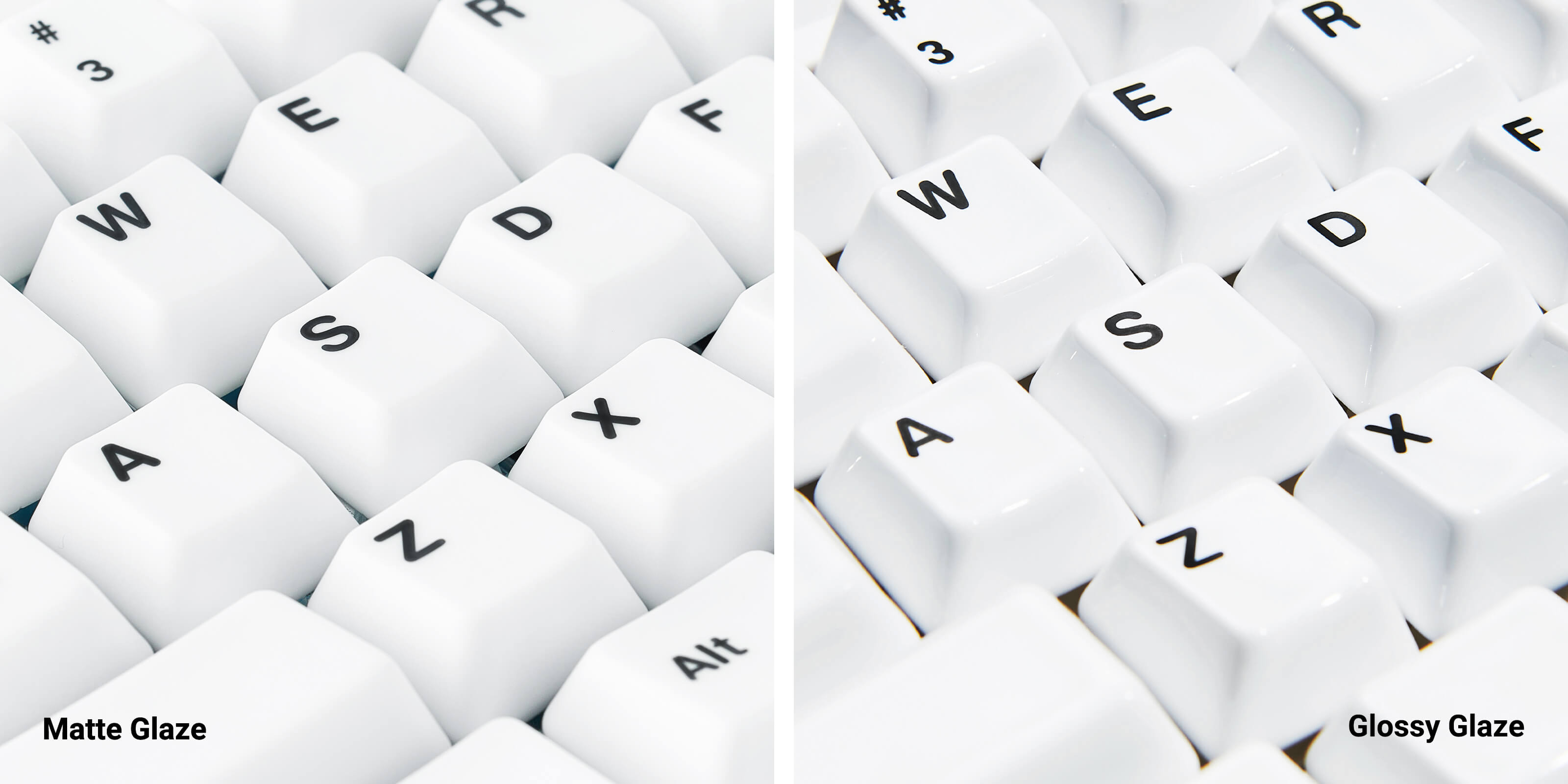 matte keycaps vs smooth keycaps