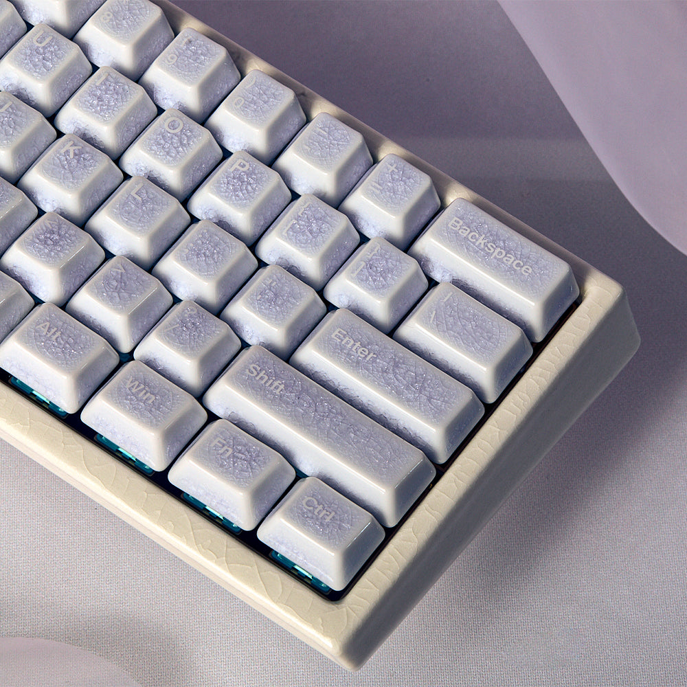 Cerakey セラミックキーキャップ フルセット V3-マットグレージュ Ceramic Keycap Full Set V3-Matte Greige