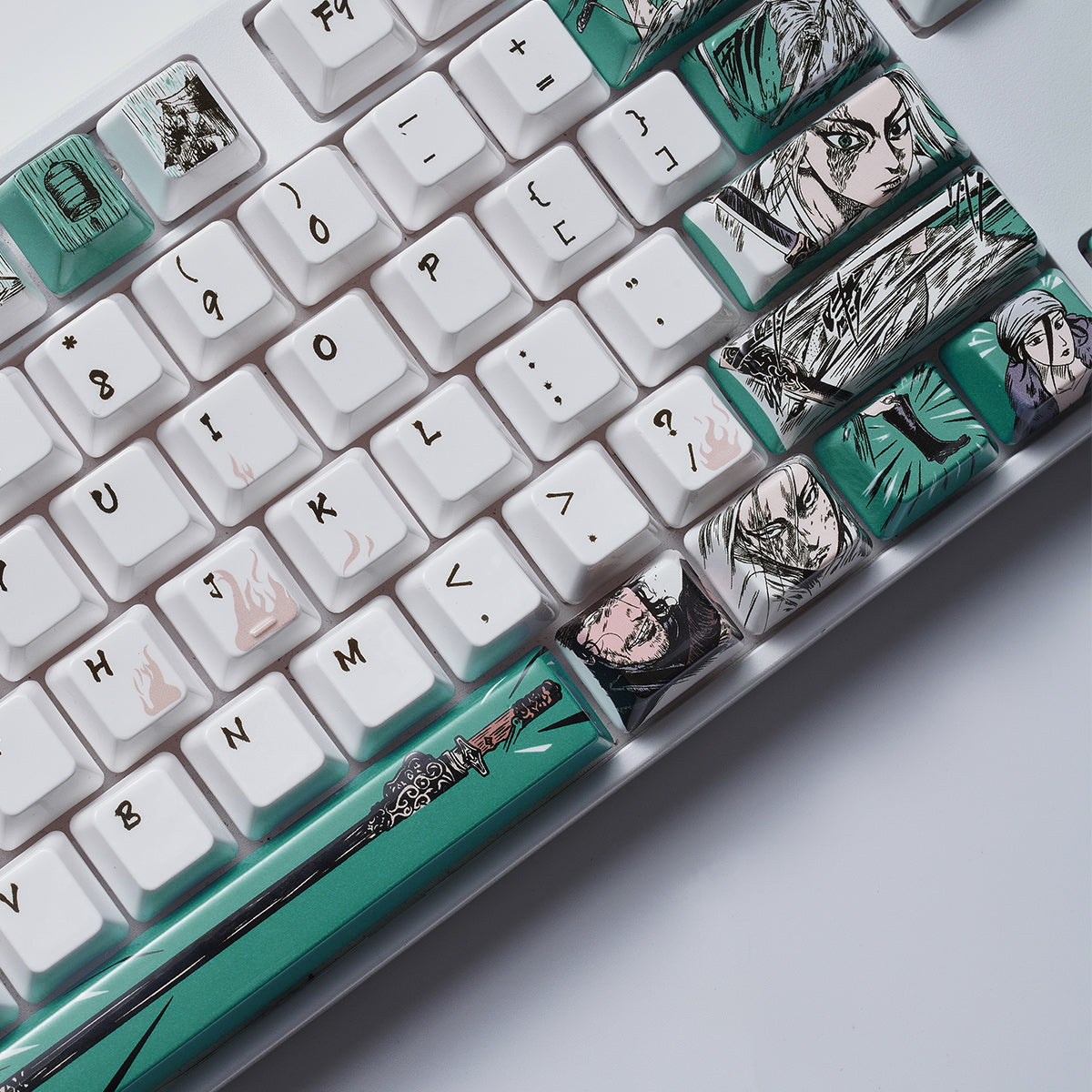 Bộ Keycap Gốm Hai Tông Màu V2