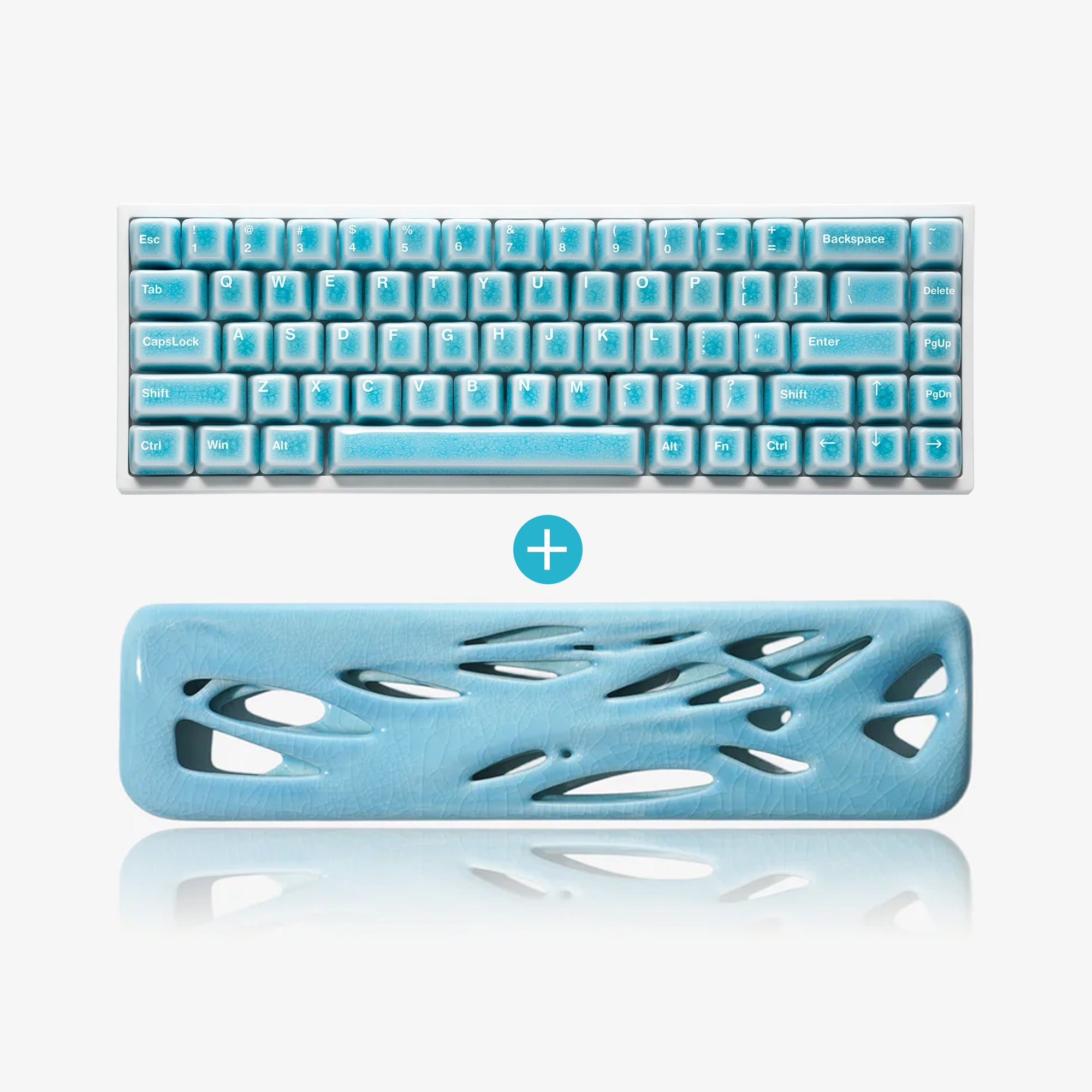 Blue Crazed Full Set + Blue Crazed Wrist Rest → 25% OFF