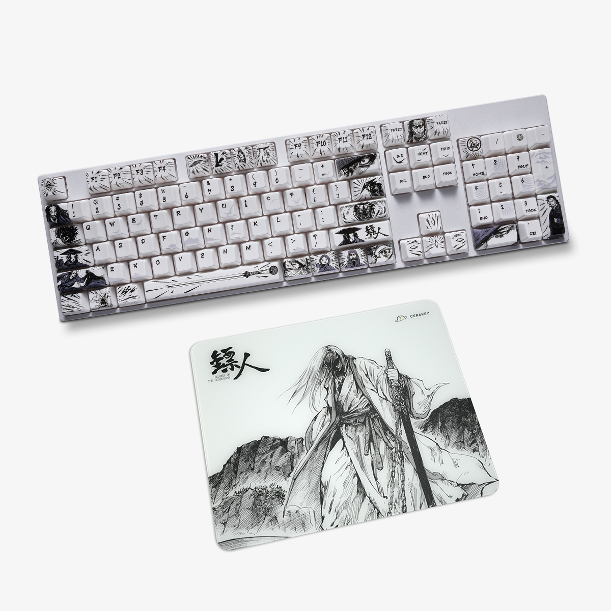 Blades of the Guardians Ceramic Keycap & Glass Mousepad Bundle