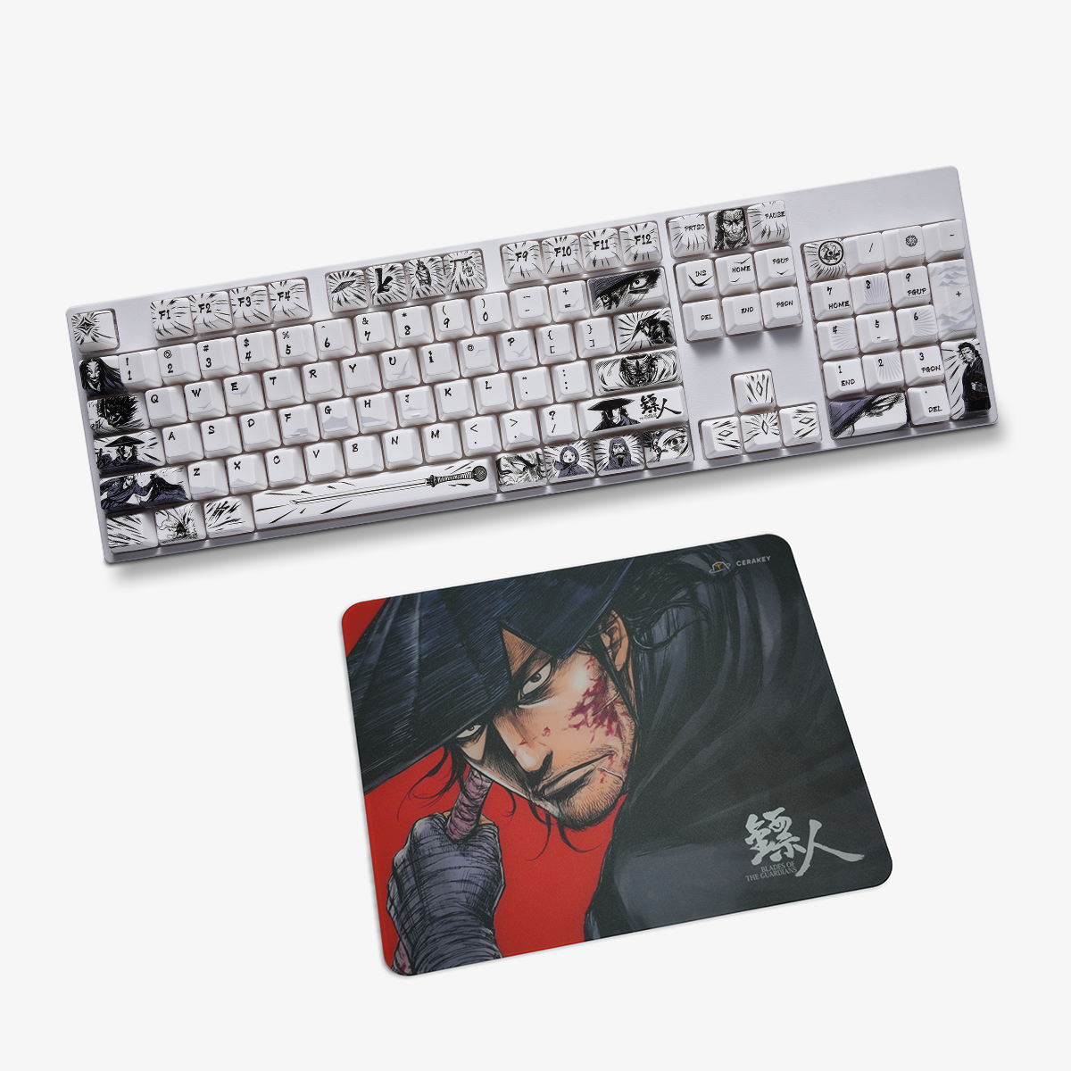 Blades of the Guardians Ceramic Keycap & Glass Mousepad Bundle