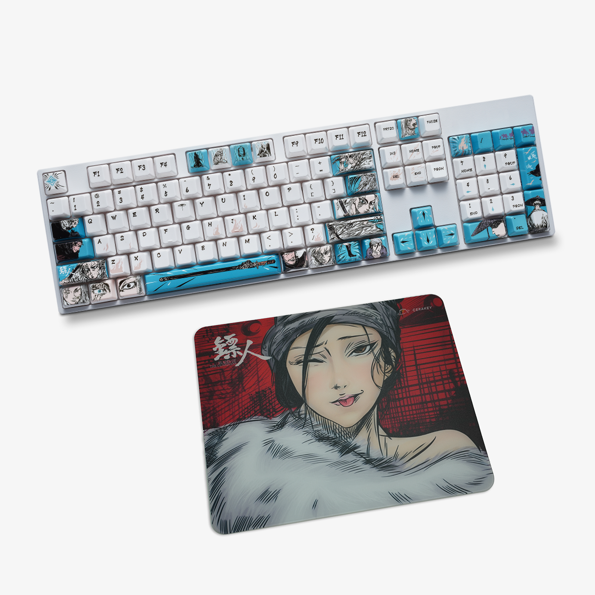 Blades of the Guardians Ceramic Keycap & Glass Mousepad Bundle