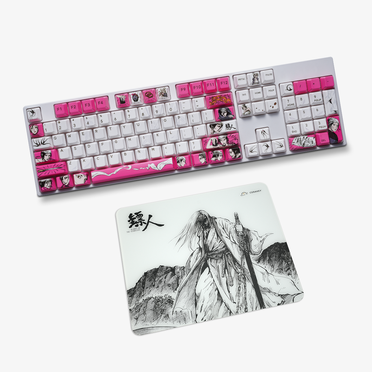 Blades of the Guardians Ceramic Keycap & Glass Mousepad Bundle