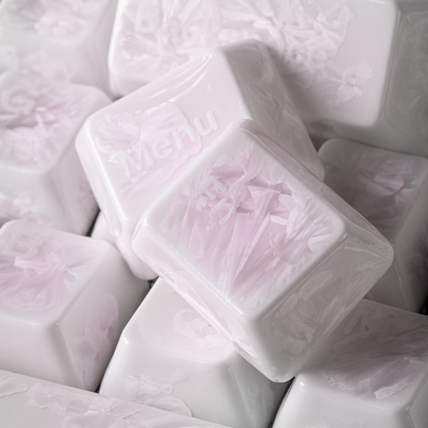 Bộ Keycap gốm đầy đủ V2 - Pink Ice Crystal