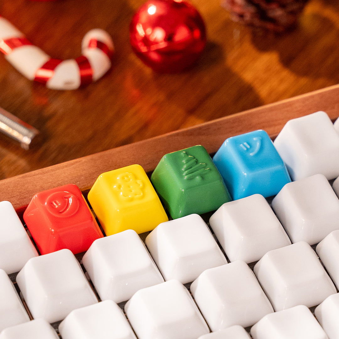 Christmas Ceramic Keycap Set V3